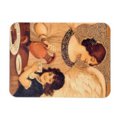 Magnet Flexible Chocolat Ange Français Antique (Horizontal)