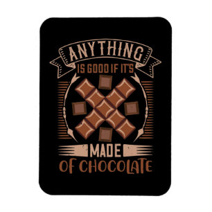 Magnet Flexible Chocolat - Bon Lorsqu'Il Est Fait De Chocolat