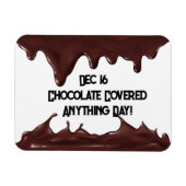 Magnet Flexible Chocolat couvert tous les jours (Horizontal)