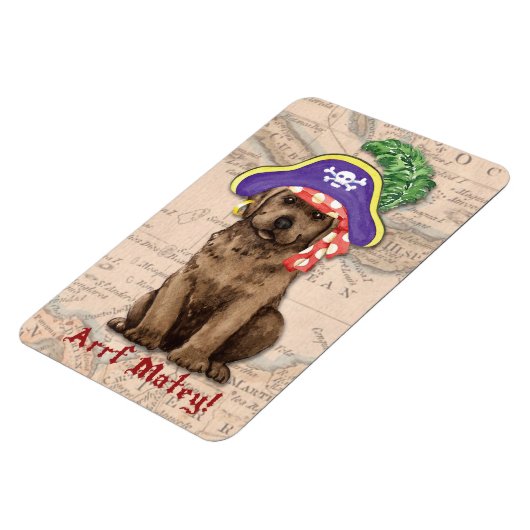 Magnet Flexible Chocolat Lab Pirate (Côté Gauche)