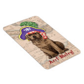 Magnet Flexible Chocolat Lab Pirate (Côté Droit)