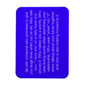 MAGNET FLEXIBLE CHOISIR QUI AIMER CITE DES RELATIONS HEUREUSES POU (Vertical)