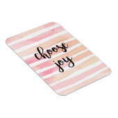Magnet Flexible Choisissez Joy Citation Inspirationnelle Aquarelle (Côté Droit)
