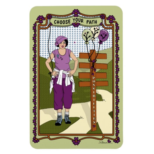 Magnet Flexible Choisissez votre aimant Path_A_4x6 Réfrigérateur (Vertical)