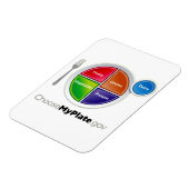 Magnet Flexible Choose My Plate (White) (Côté Gauche)