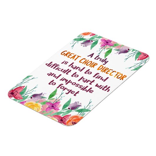 Magnet Flexible Chorale Directeur Chorus enseignant Appréciation C (Côté Gauche)