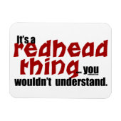 Magnet Flexible Chose à tête rouge (Horizontal)