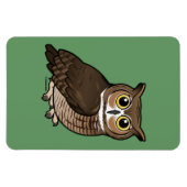 Magnet Flexible Chouette à grande corne (Horizontal)