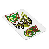 Magnet Flexible Chouette automne type (Côté Droit)