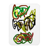 Magnet Flexible Chouette automne type (Vertical)