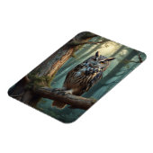 Magnet Flexible Chouette dans la Forêt Magique (Côté Gauche)