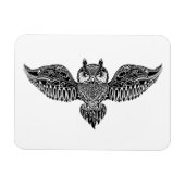 Magnet Flexible Chouette inspirée (Horizontal)