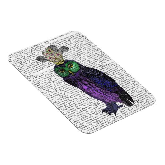 Magnet Flexible Chouette pourpre (Côté Droit)