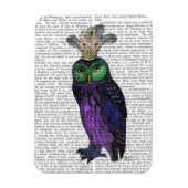 Magnet Flexible Chouette pourpre (Vertical)