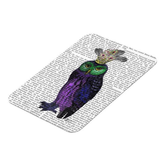 Magnet Flexible Chouette pourpre (Côté Gauche)