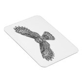 Magnet Flexible Chouette volante Zendoodle (Côté Droit)
