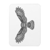 Magnet Flexible Chouette volante Zendoodle (Vertical)