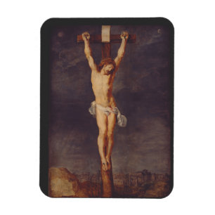 Magnet Flexible Christ mort sur la croix par Pierre Paul Rubens Ar