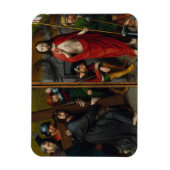 Magnet Flexible Christ porte la croix (Vertical)