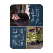 Magnet Flexible Christian Bible Verse Graduation Photo Collage (Vertical)