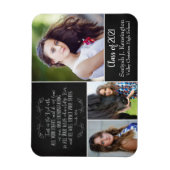 Magnet Flexible Christian Bible Verse Graduation Photo Collage (Vertical)