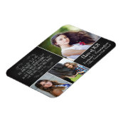 Magnet Flexible Christian Bible Verse Graduation Photo Collage (Côté Gauche)