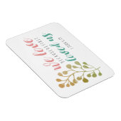 Magnet Flexible Christian BIBLE VERSE We Love Parce que frigo (Côté Droit)