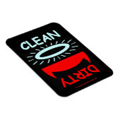 Magnet Flexible Christian Clean Dirty Dishwasher (Côté Droit)