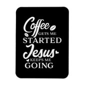 Magnet Flexible Christian Cote Coffee Me Lance B Script (Vertical)