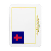 Magnet Flexible Christian Flag personnaliser (Vertical)