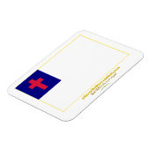 Magnet Flexible Christian Flag personnaliser (Côté Gauche)