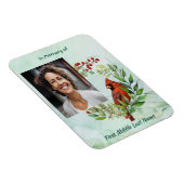 Magnet Flexible Christian Memorial Keepsake Cardinal Bird (Côté Droit)