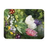 Magnet Flexible Christine Løvmand Une vie morte avec des tulipes, (Horizontal)