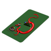 Magnet Flexible Christmas Dragon Père Noël (Côté Gauche)