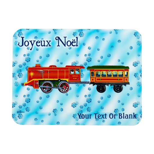 Magnet Flexible Christmas Express - Joyeux Noël (Horizontal)