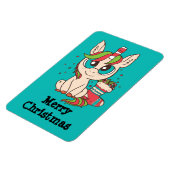 Magnet Flexible Christmas Kawaii Unicorn (Côté Gauche)