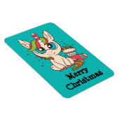 Magnet Flexible Christmas Kawaii Unicorn (Côté Droit)
