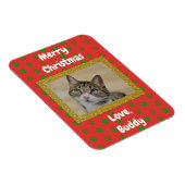 Magnet Flexible Christmas Log Chien Chat Maman Papa Animal de comp (Côté Droit)