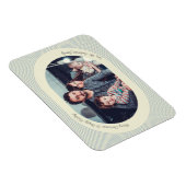 Magnet Flexible Christmas Photocard Playful Design Oval Photo (Côté Droit)