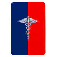 Chrome Comme Caduceus Symbole Médicale Ligue Décor