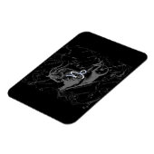 Magnet Flexible Chrome comme Capricorn Zodiac Connexion Hevelius (Côté Gauche)