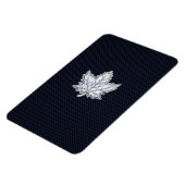 Magnet Flexible Chrome comme feuille d'érable sur l'impression de  (Côté Gauche)