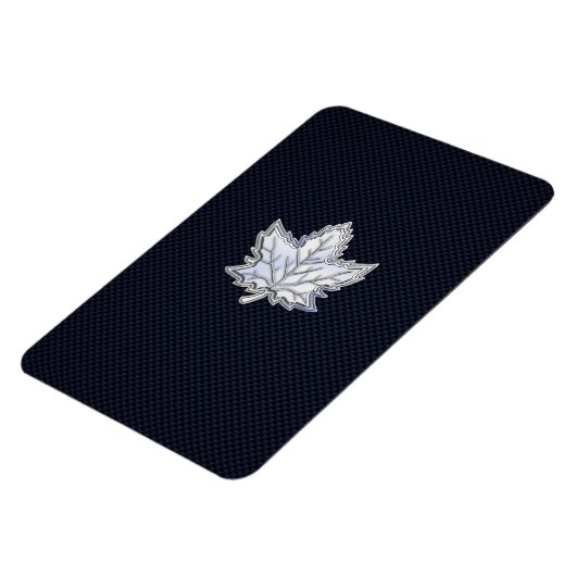 Magnet Flexible Chrome comme feuille d'érable sur l'impression de (Côté Gauche)