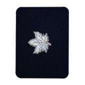 Magnet Flexible Chrome comme feuille d'érable sur l'impression de  (Vertical)