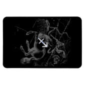 Magnet Flexible Chrome Comme Sagittarius Signe Zodiaque Hevelius D (Horizontal)