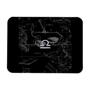 Magnet Flexible Chrome like Libra Zodiac