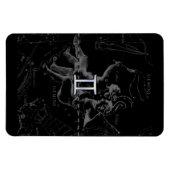 Magnet Flexible Chrome Style Gemini Zodiac Connexion Hevelius (Horizontal)