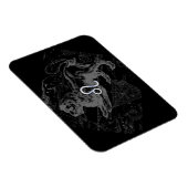 Magnet Flexible Chrome Style Leo Zodiac Carte Hevelius 1690 (Côté Droit)