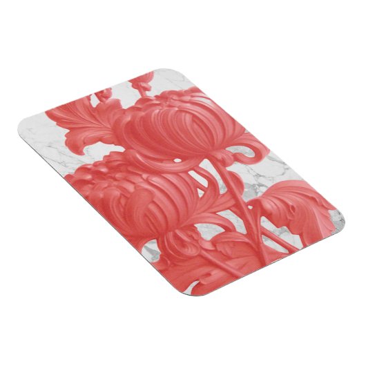 Magnet Flexible Chrysanthème rose (Côté Droit)