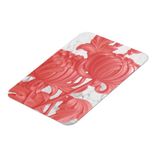 Magnet Flexible Chrysanthème rose (Côté Gauche)